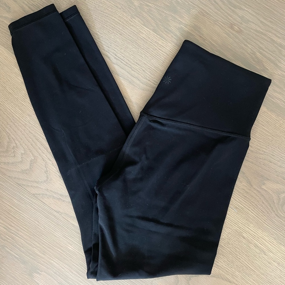 Black high waisted Athleta leggings - size small